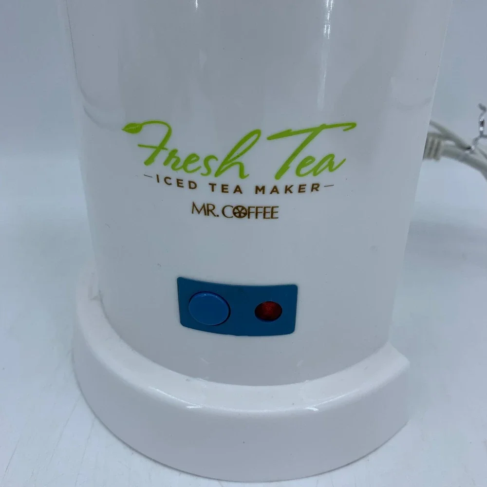 Mr. Coffee Fresh Tea Iced Tea Maker White Model‎ TM1 Works Tested NO PITCHER